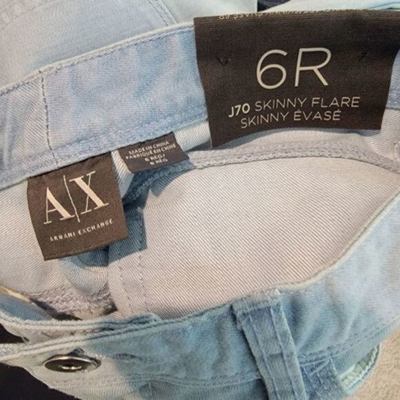 Armani Exchange J70 skinny flare  size 6 - Picture 8 of 11